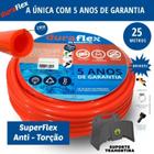 Mangueira DuraFlex 25m Laranja - PVC Siliconado