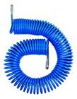 Mangueira Espiral 8 Mm Engate 1/4 P/ Compressor 10mt Corneta Cor Azul