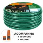 Mangueira Flex 10m 3 Camadas Com Engates Rápidos e Esguicho