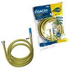 Mangueira Flexível Blukit Economy Rosca Fêmea 1/2" x 3/8" Espigão para Gás de 300 cm - 182542