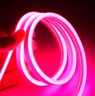 Mangueira Led Neon 12v Rosa 5 Metros 12mm Plug P4 Flex