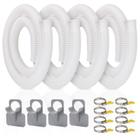 Mangueira para Bomba de Piscina BEWAVE - 1,25cm x 150cm (Pacote com 4)