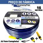 Mangueira para Jardim Azul Siliconada EconomyFlex 15 Metros