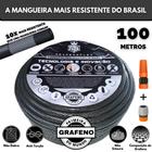 Mangueira Quintal Anti-Torção Tripla Camada 100 Mts - GrafenoFlex Grafitte