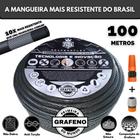 Mangueira Super Flexível e Ultra Resistente 100Mts - GrafenoFlex Grafitte