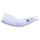 Manguito com Fator de Proteção Solar UV 50 Zeiq Branco - Logo Preto