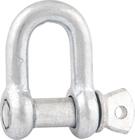 Manilha para cabo de aço 1/4" reta leve galvanizado - Vonder