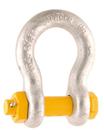 Manilha para cabo de aço 5/8" curva pesado galvanizado com porca - Vonder Plus