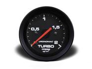 Manômetro turbo 52mm mecânico 2kg street preto (155302sp) cronomac