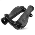 Manopla Anatômica Com Bar Ends Confort De Guidão Bicicleta Cor Preto