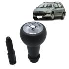 Manopla Bola Alavanca de Câmbio Peugeot 206 SW 05-10 Cromada - Felux