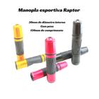 Manopla esportiva para moto modelo Raptor cor rosa