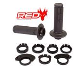 Manopla Universal Lock-On System Off-Road Red Dragon - Preta