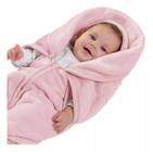 Manta Bebê Baby Sac Rosa Saco De Dormir Cobertor Jolitex