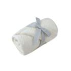 Manta Bebe Laço Cobertor Sherpam Fio Lã 75x100 cm Branca 789