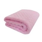 Manta Bebe Menina Antialergica Cobertor Inverno Berço Rosa Saida Maternidade Passeio Carrinho cha de bebe estampa de bolinhas Rosa  Baby Deluxe