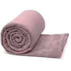 Manta Buettner King ( 2,60cm x 2,80cm ) Microfibra Flannel Confort Rosa