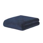Manta Casal Cobertor Coberta Microfibra Soft Azul Marinho
