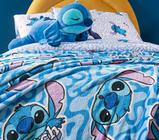 Manta Casal Infantil Quentinha e Macia Disney Stitch - 1 Peça - Andreza Enxovais