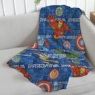 Manta Cobertinha Infantil Estampado Avangers Fleece 125x150cm