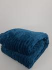 Manta Cobertor Antialérgico Soft Alto Relevo Ondulada Canelada Mantinha Casal 2,20 X 1,80 m