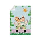 Manta Cobertor De Bebê Estampada 1,80 x 1m Menina e Menino Cobertinha De Berço-014