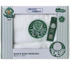 Manta Cobertor Infantil Microfibra Bordada Palmeiras 90x1,10m - Jolitex Ternille