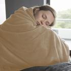 Manta Cobertor Microfibra Casal Anti Alergico 2,00m x 1,80m - PRONTA ENTREGA - Caqui