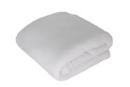 Manta Cobertor Microfibra King Size 240 x 220 cm - 100% poliéster - Branco