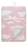 Manta Cobertor Premium SHERPA Bebê nuvens Enxoval Baby