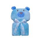 Manta Com Capuz Microfibra Urso ul Baby Joy