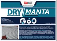 Manta de Bindim Drymanta Imperabilizante para Telhas Telhados e Lajes G60 4mt x 1mt