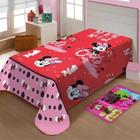 Manta de Microfibra Fun Solteiro Infantil Minnie Mouse Jolitex