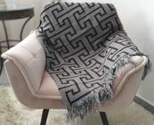 Manta de sofa jacquard 170x140 geometrico castor adomes