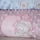 MANTA DOTS BENE CASA BABY 1,00m x 70cm PEACH