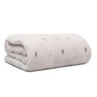 Manta Flannel Charme Casal 1,80X2,20 - Appel - Stone