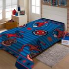 Manta Fun Hipoalérgica Infantil Spiderman Homem Aranha Marvel Jolitex - Jolitex Ternille