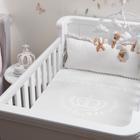 Manta Infantil Colibri Revelo Berço Cama Manta Bebê Menino Menina Luxo Enxoval Jolitex Branco