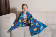 Manta Infantil Lepper Fleece De Sofa Avengers