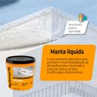 Manta Liquida Ultra Emborrachada Flexivel Para Lajes Telhas Parede e Piscina - Balde 5kg - Hydronorth