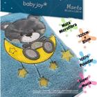 Manta Para Bebê Meninos Microfibra Antialérgica Enxoval Bebês 85 x 100cm - Baby Joy