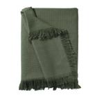 Manta para Sofá Gigante 100 Algodão Com Franjas Marrocos Piquet Dohler