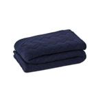 Manta Sofa Sala Cama Queen Tricot London Marinho - Five Star Malhas