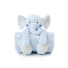 Manta Soft Pelúcia Elefante, Ursinho Cobertor Anti-alérgico De Bebê Macia Menino Menina