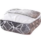 Manta TV Sherpa Dupla Face Toque Pele de Carneiro 120x150