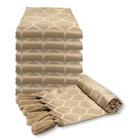 Manta Xale de Sofá e Cama Jacquard Colmeia Decorativa