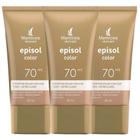 Mantecorp Skincare Episol Kit com 3 Unidades Protetor Solar com Cor FPS70 Extra Clara 40ml