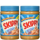 Manteiga de Amendoim Pasta de Amendoim Skippy Cremosa Importada Americana 462g kit 2x