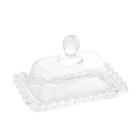 Manteigueira de Cristal Pearl 11cm x 7cm x 7cm - Wolff