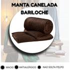 MANTINHA Manta Cobertor COBERTA Canelada Velvet Bariloche CASAL QUEEN Veludo Macio FLANNEL CAMA SOFA - Magia Enxovais